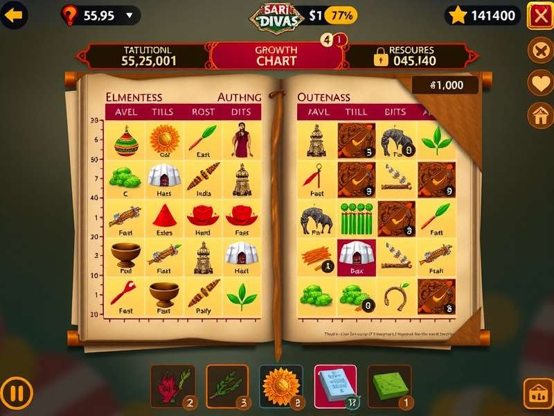 Sari Polo Divas strategy guide showing resource management